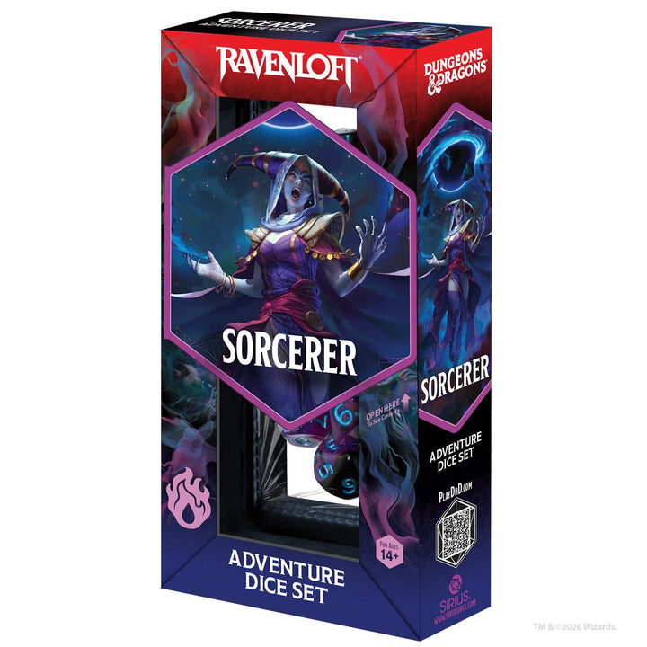 Sirius Dice: D&D Adventure Dice - Sorcerer: Purple