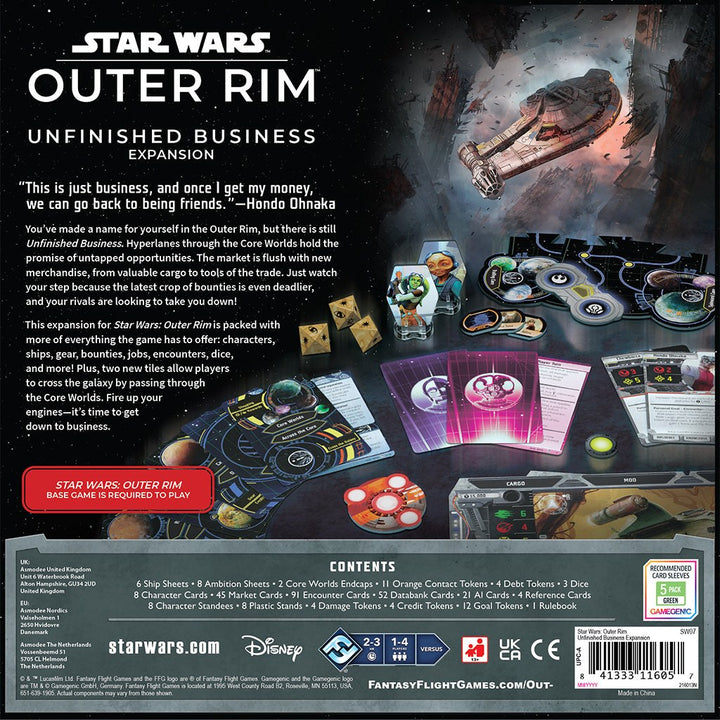 Star Wars: Outer Rim – Unfinished Business — official publisher extra