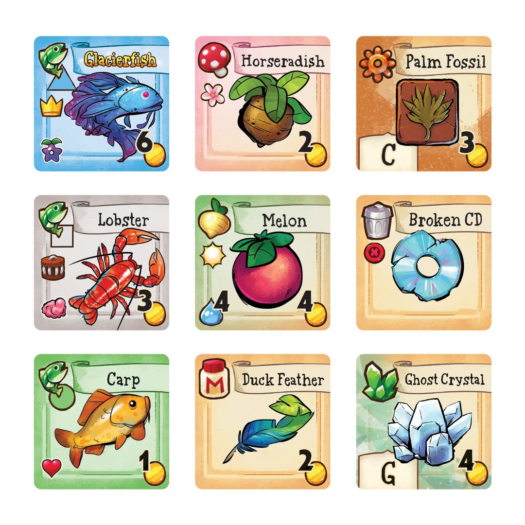 Stardew Valley: The Board Game — official tiles