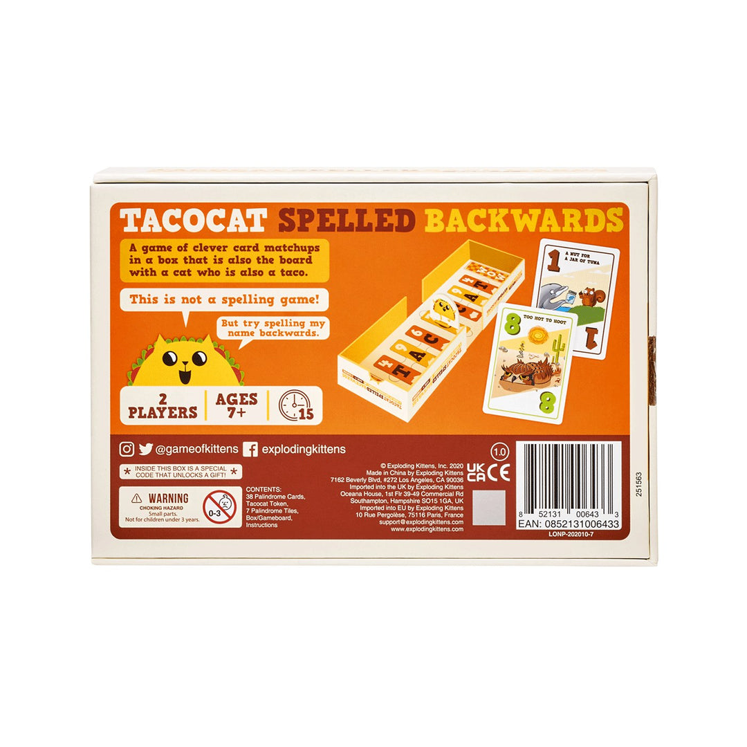 Tacocat Spelled Backwards — publisher extra