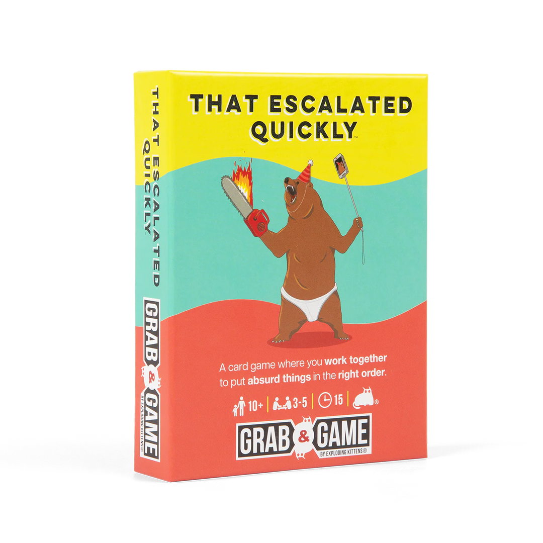 That Escalated Quickly: Grab and Game Edition