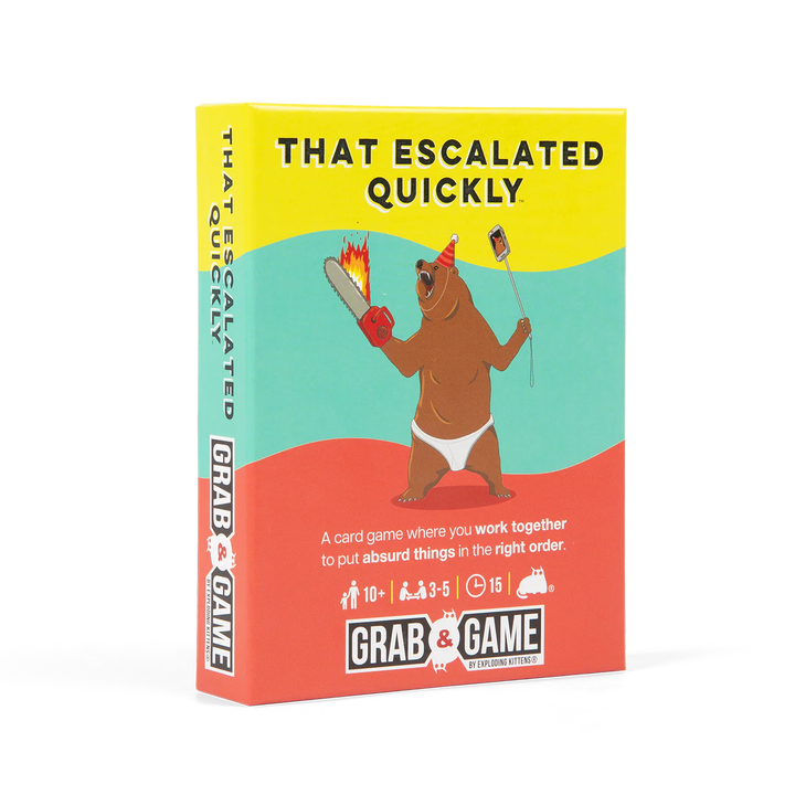 That Escalated Quickly: Grab and Game Edition