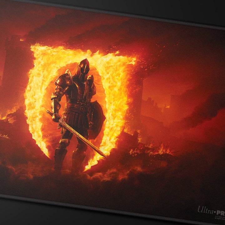 The Elder Scrolls IV: Oblivion Remastered Black-Stitched Playmat for Tabletop Gaming — official publisher extra