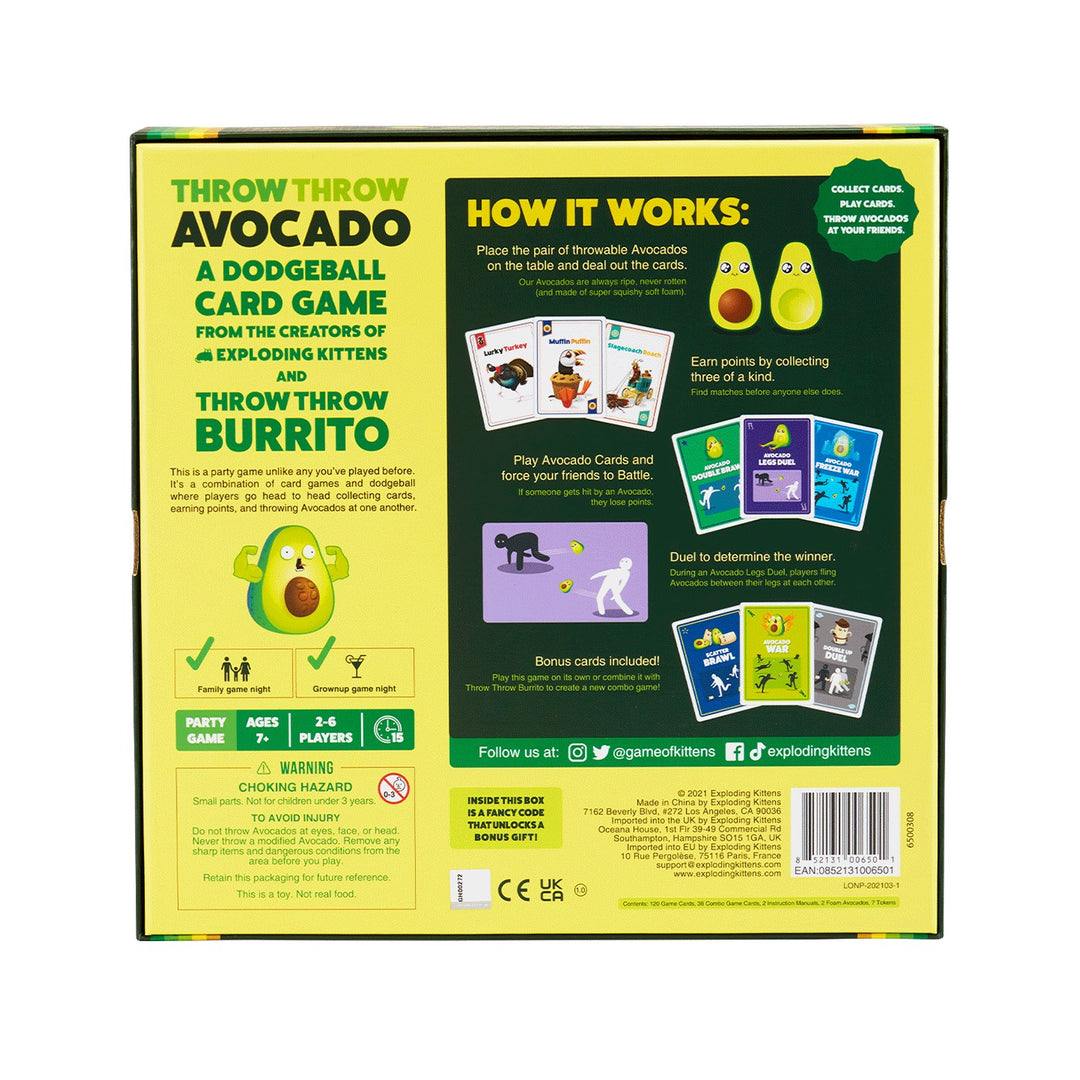 Throw Throw Avocado — publisher extra