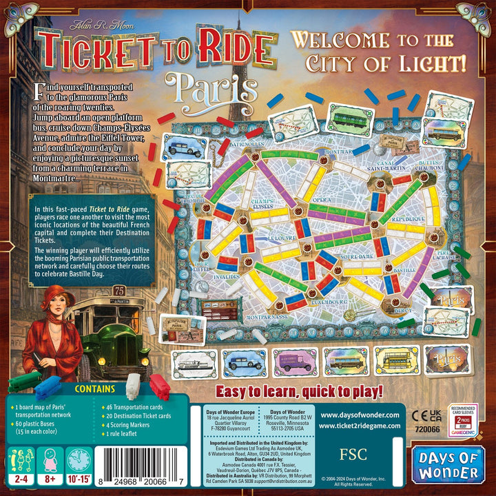 Ticket To Ride: Paris — official extra