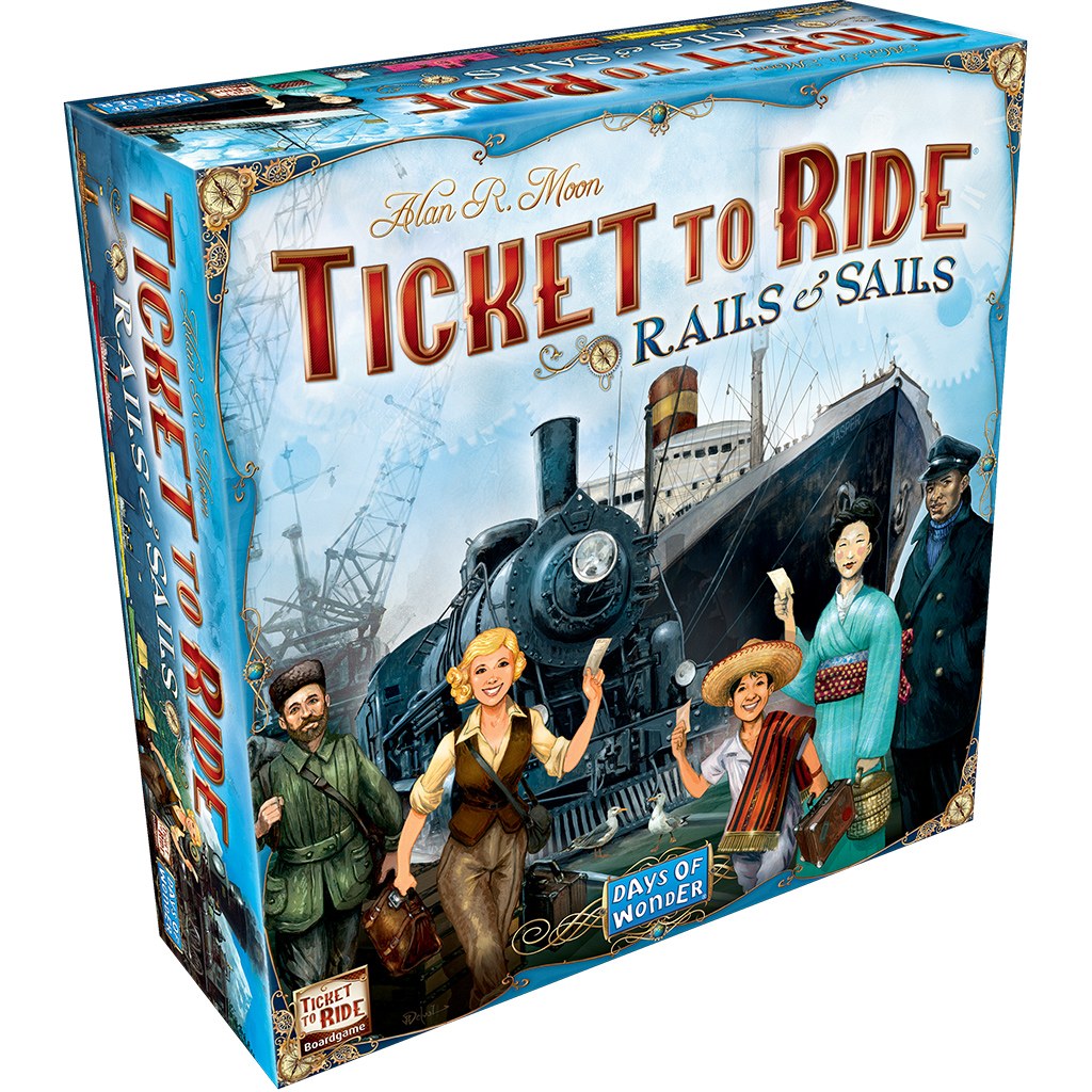 Ticket to Ride: Rails & Sails — official box