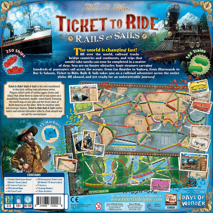 Ticket to Ride: Rails & Sails — official extra