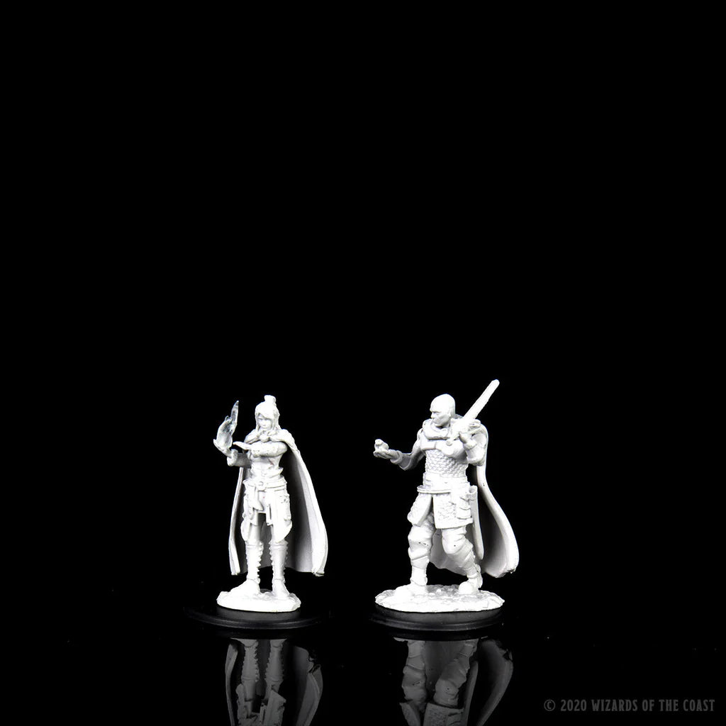 D&D Nolzur's Marvelous Miniatures Human Ranger & Moon Elf