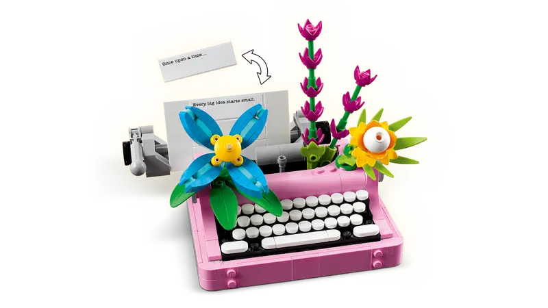 LEGO Creator 3 in 1 Typewriter with Flowers - 31169