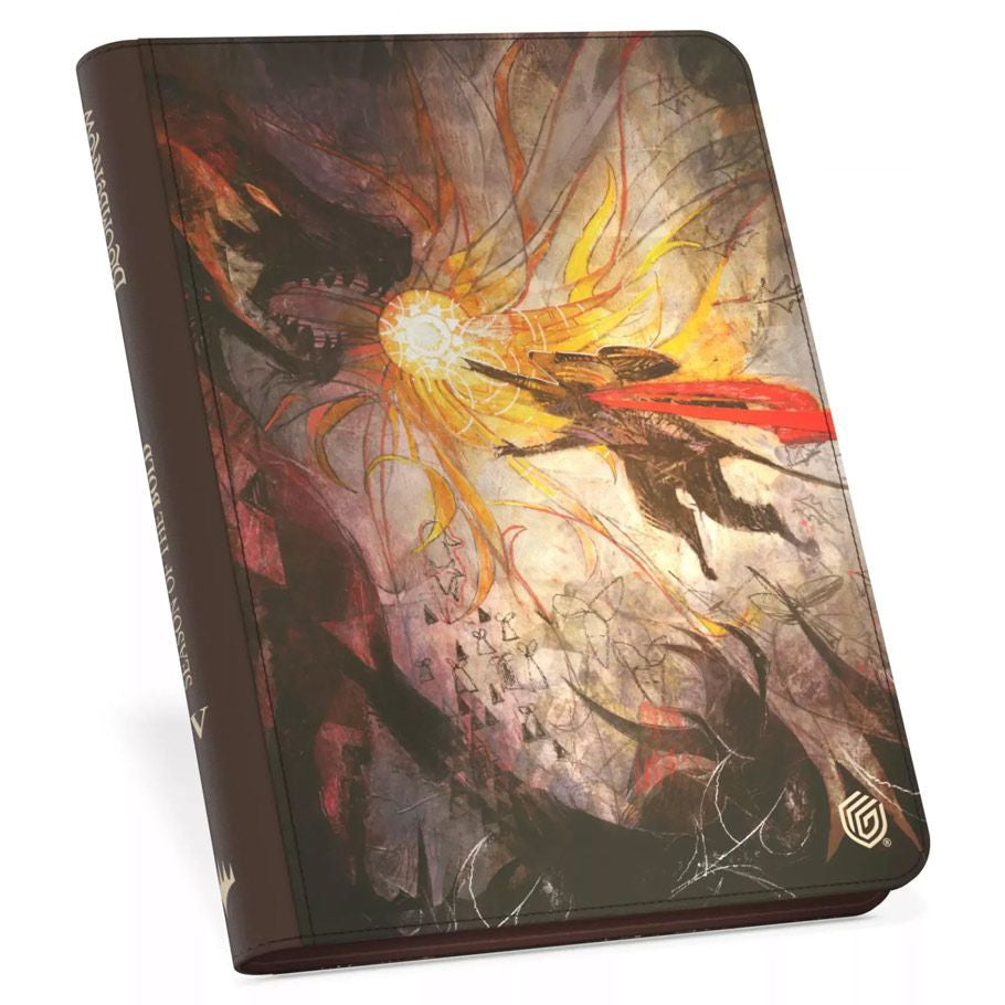 bloomburrow card binder I wanted to put all my cards in their so I could see and brew more easily but the binder can't fit a playset of every and wont close there are 360 card pockets distributed across 20 pages Ultimate Guard Season of the
