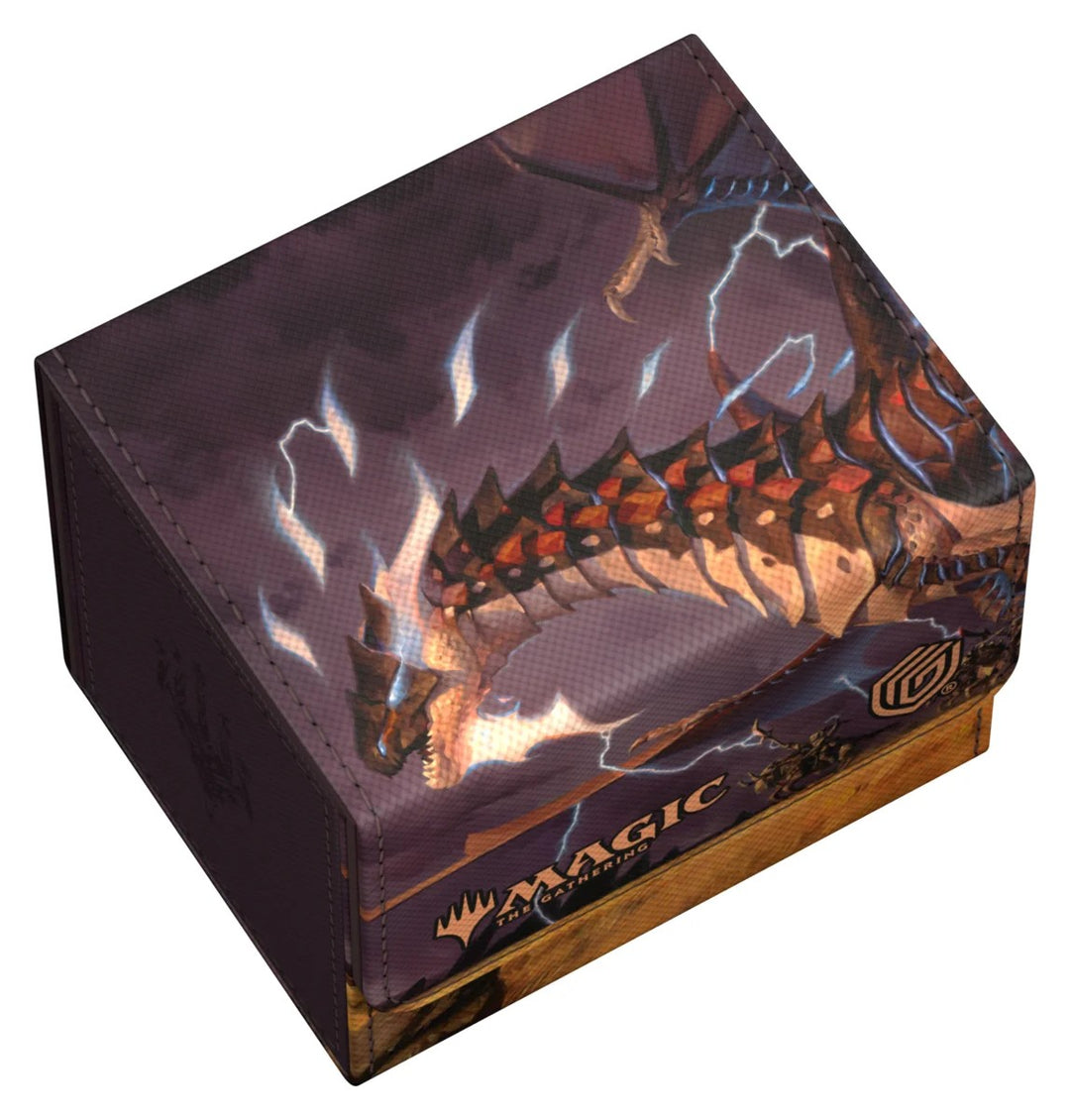 Ultimate Guard Sidewinder 100+ XenoSkin – Tarkir: Dragonstorm Ghostfire – Neriv, Heart of the Storm — Closed box – top/front