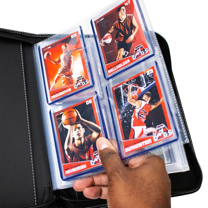 Ultra Pro 4-Pocket Toploader Zippered Premium PRO Binder — official publisher extra