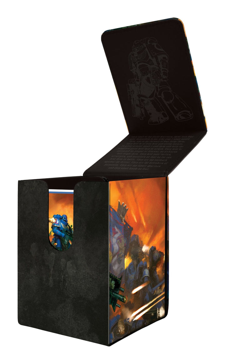 Ultra Pro Alcove Flip Deck Box – Adeptus Astartes (Warhammer 40,000) — official publisher extra