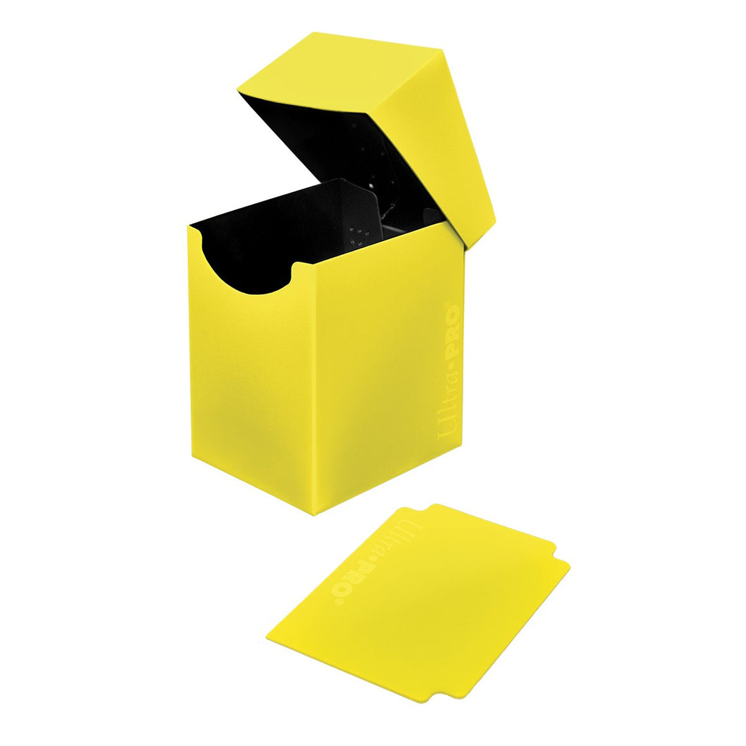 Ultra Pro Deck Box: PRO 100+ Eclipse - Lemon Yellow — official publisher extra