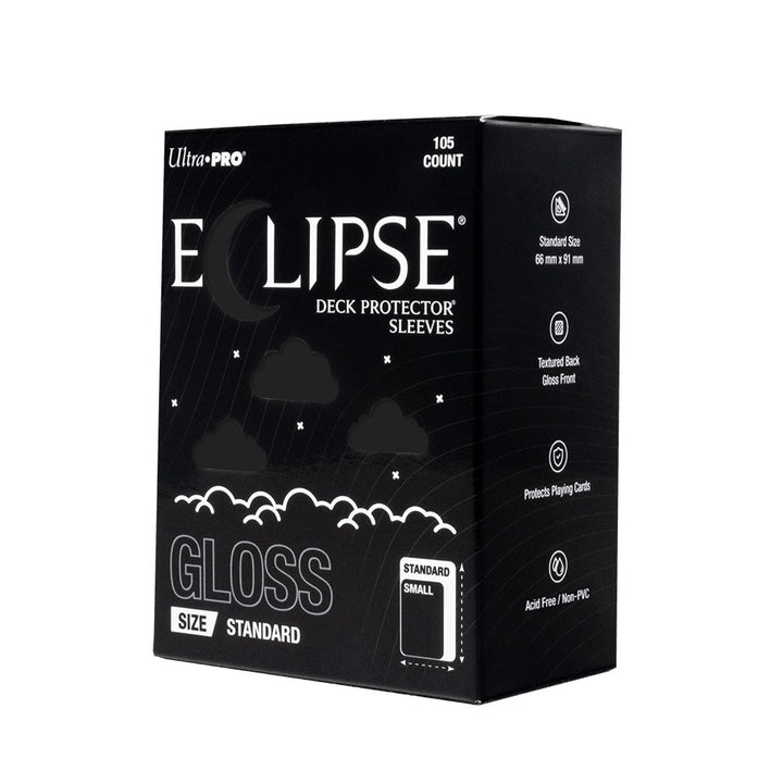 Ultra Pro Deck Box: PRO 100+ Eclipse - Jet Black — official publisher extra