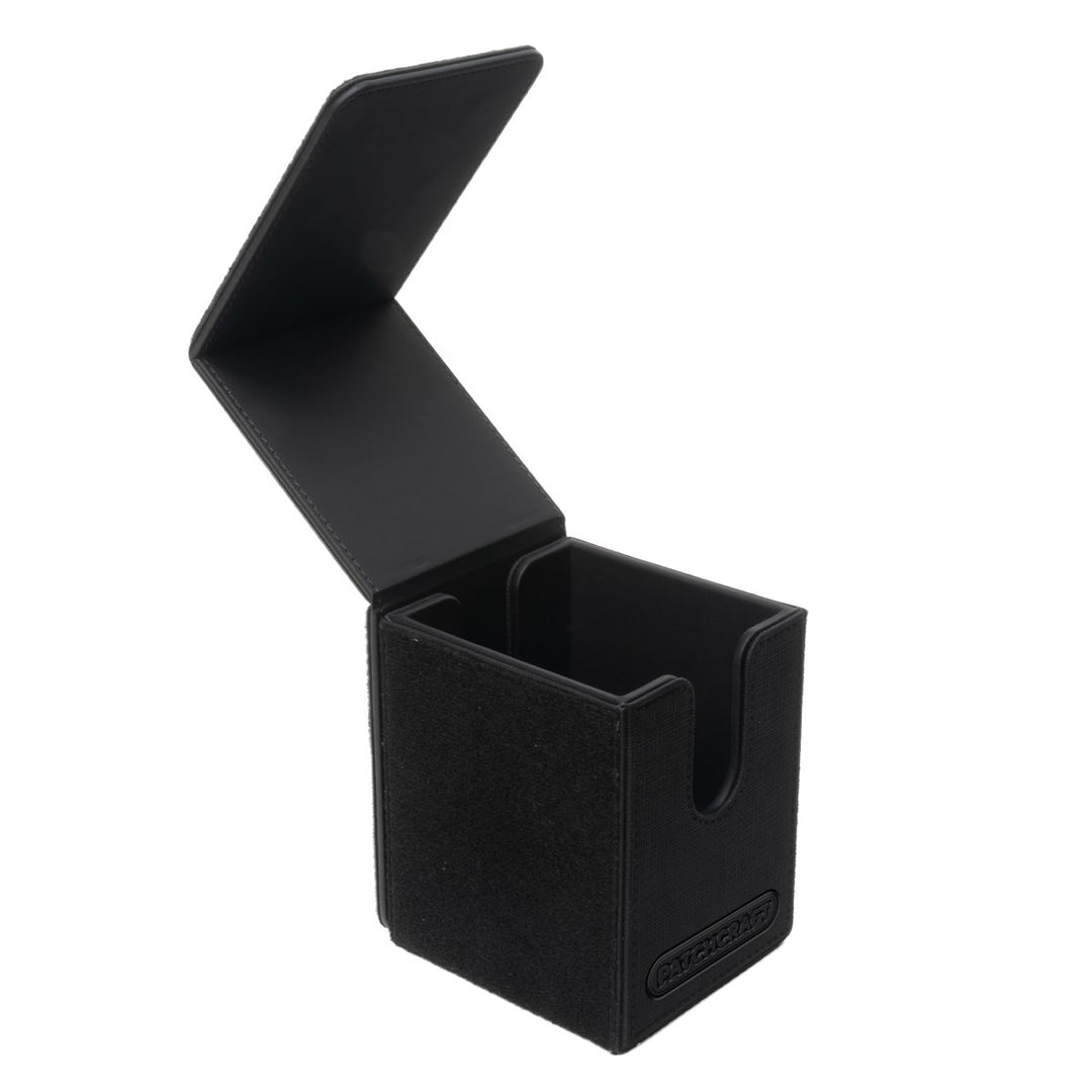 Ultra Pro Patchcraft Alcove Flip Deck Box - Black — official manufacturer extra