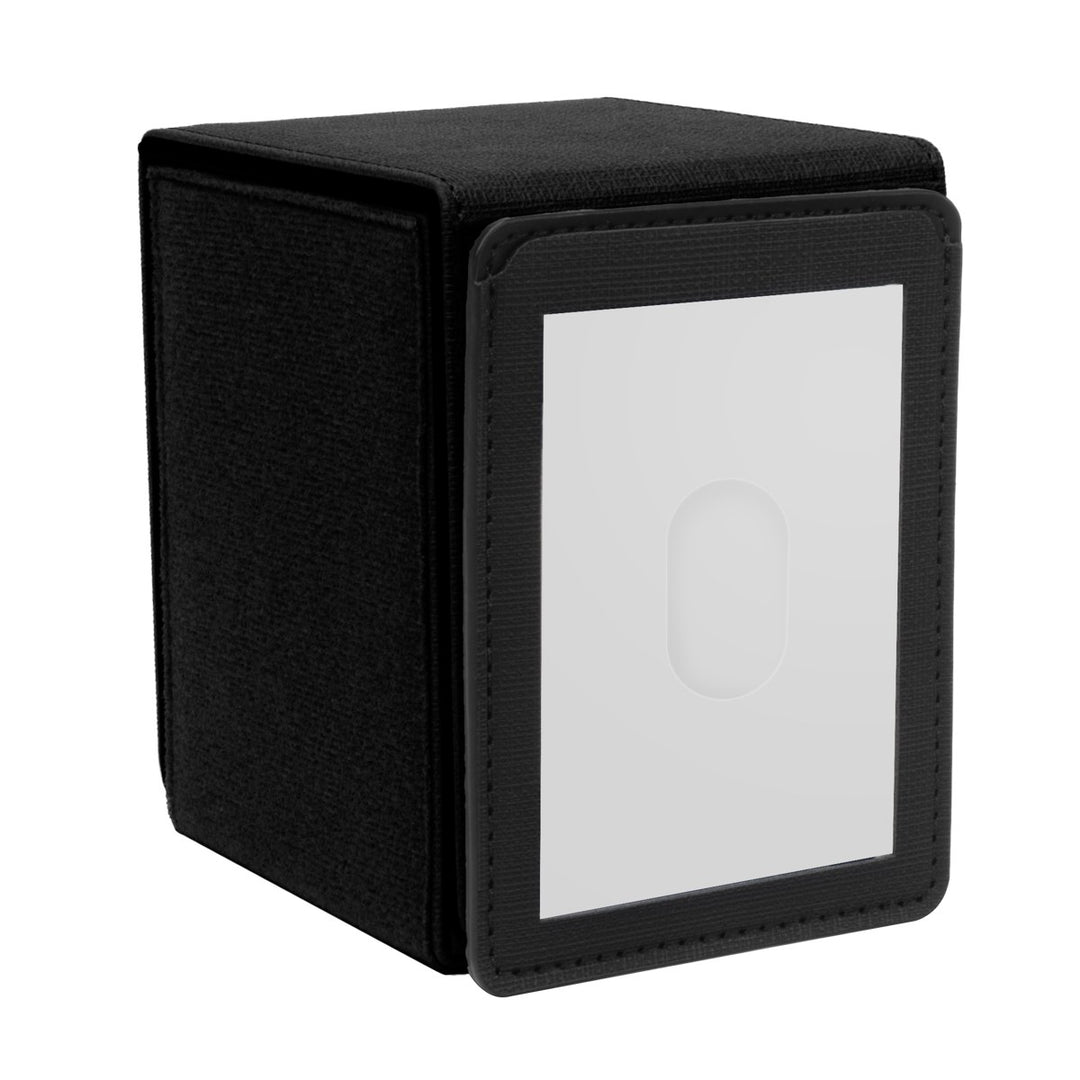 Ultra Pro Patchcraft Alcove Flip Deck Box - Black — official manufacturer extra
