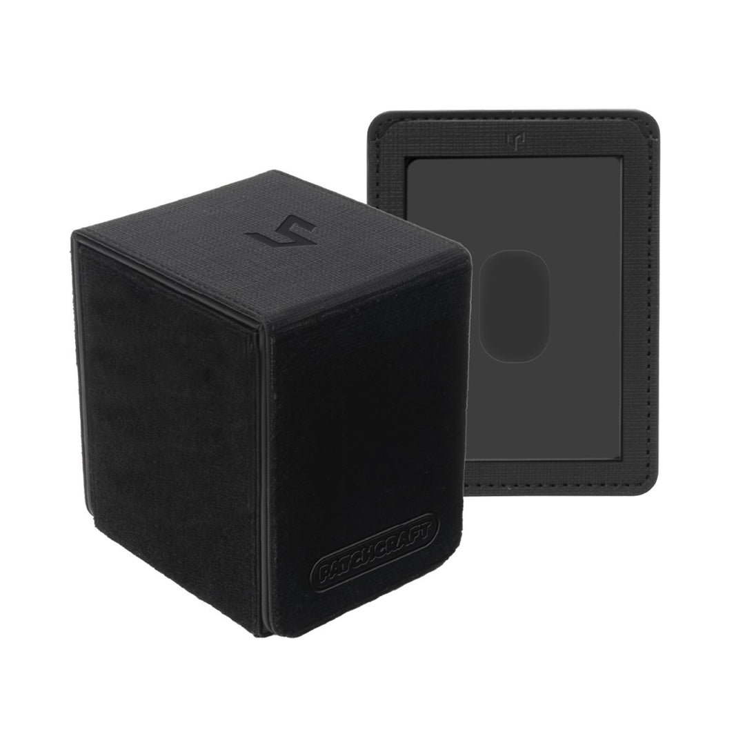 Ultra Pro Patchcraft Alcove Flip Deck Box - Black — official packshot