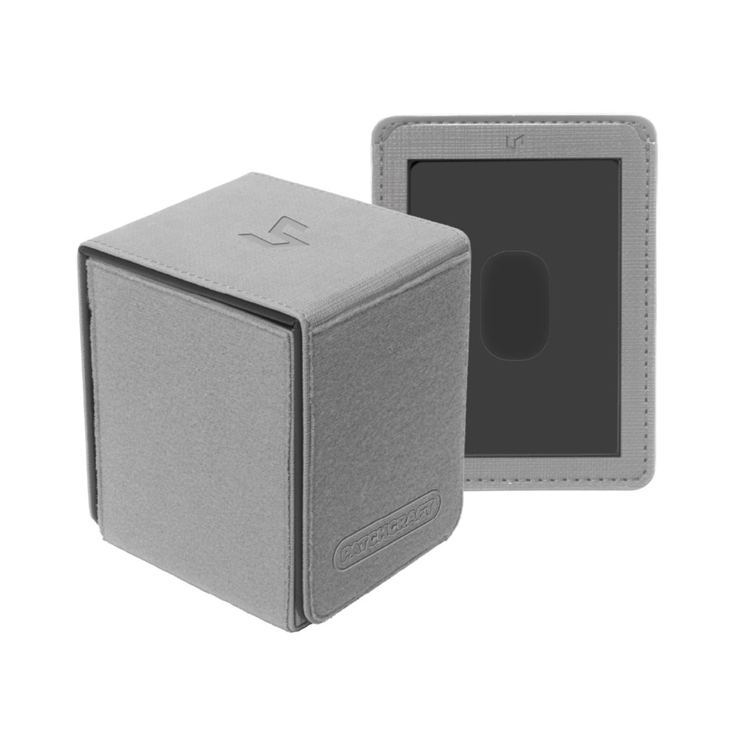 Ultra Pro Patchcraft Alcove Flip Deck Box - Gray — official packshot