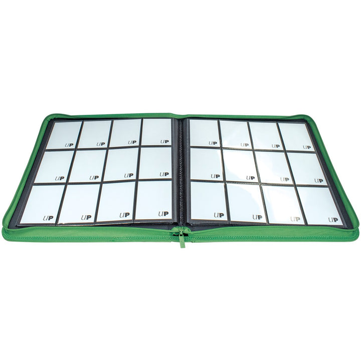 Ultra Pro PRO Binder: 12-Pocket Zippered - Green — official publisher extra