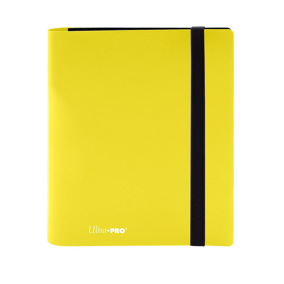 Ultra Pro PRO Binder 4 Pocket Eclipse Yellow — official packshot