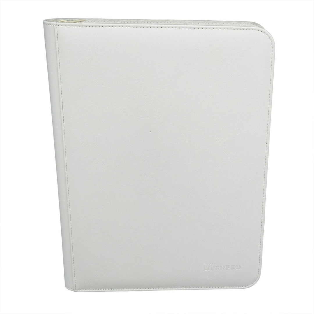 Ultra Pro PRO Zippered Binder 9 Pocket Vivid White — official manufacturer extra