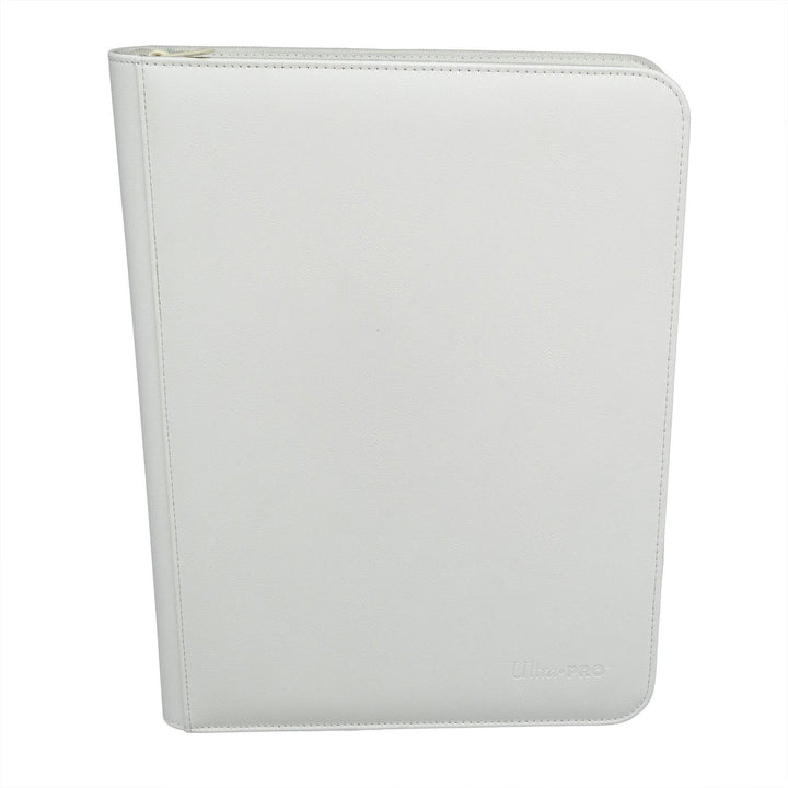 Ultra Pro PRO Zippered Binder 9 Pocket Vivid White — official manufacturer extra