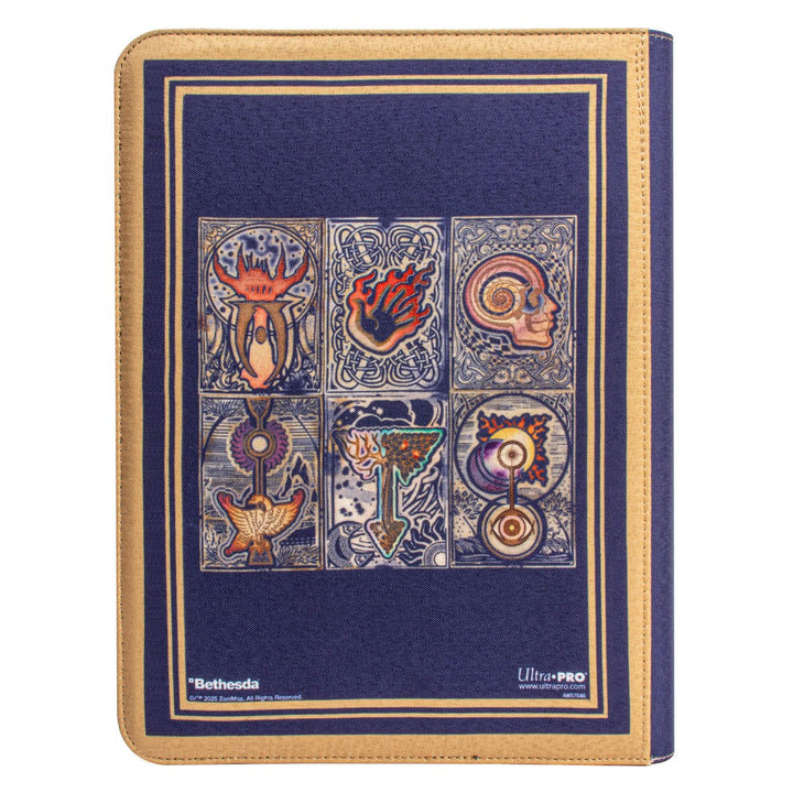 Ultra Pro Zippered PRO Binder 9-Pocket Elder Scrolls Mages Guild — official publisher extra