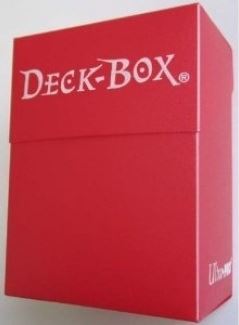 Ultra Pro Deck Box: 80+ Red