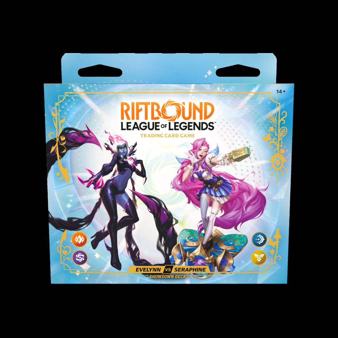 Riftbound Radiance Evelynn vs Seraphine Showdown Decks — official UVS product image