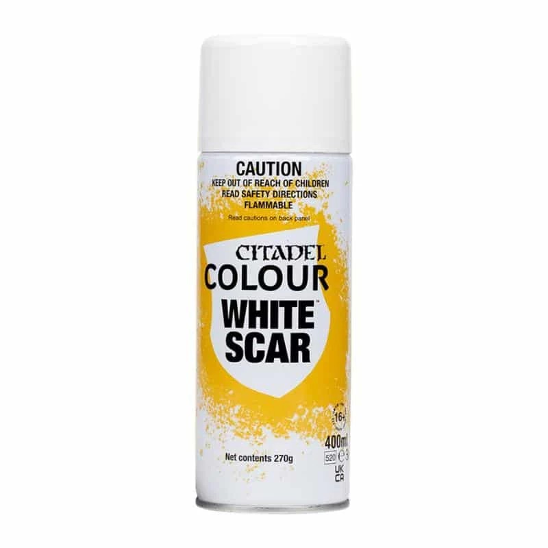 Citadel Colour White Scar Spray Paint — official Citadel product image