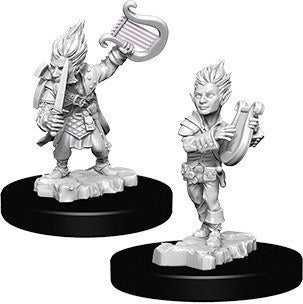 Pathfinder Deep Cuts Gnome Male Bard — official WizKids / Paizo product photo