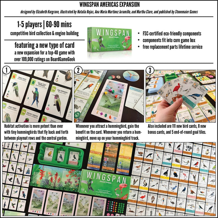 Wingspan Americas Expansion — official publisher extra